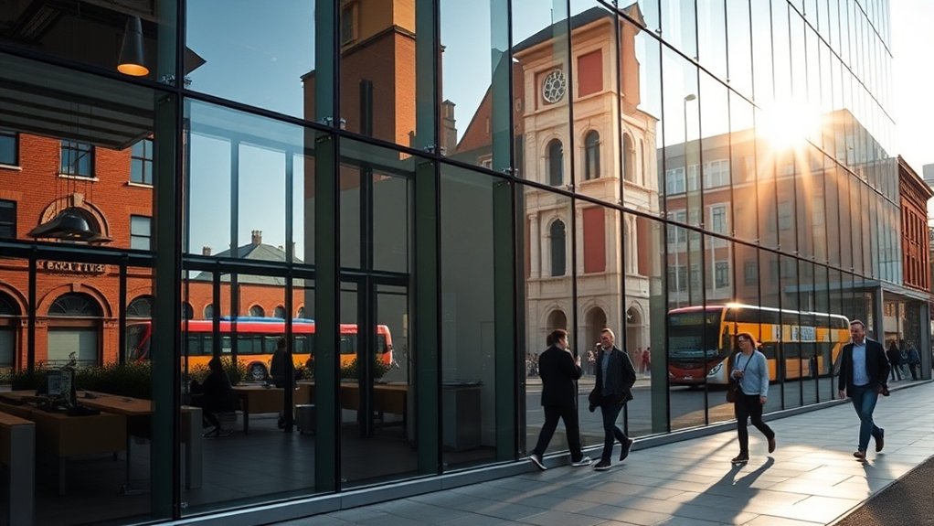 Commercial Glazing De Beauvoir Town