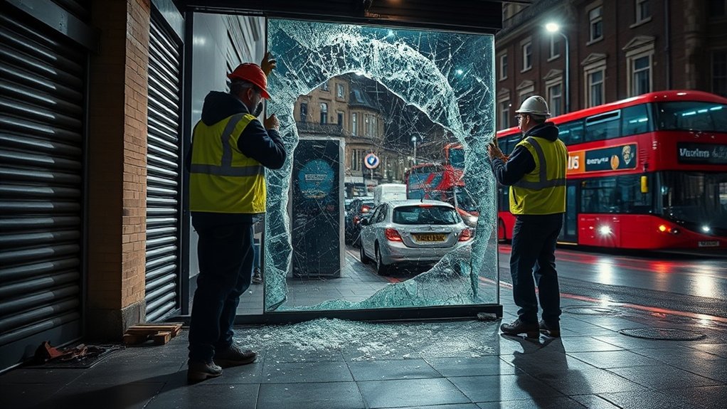 Emergency Shop Front Repair Dalston