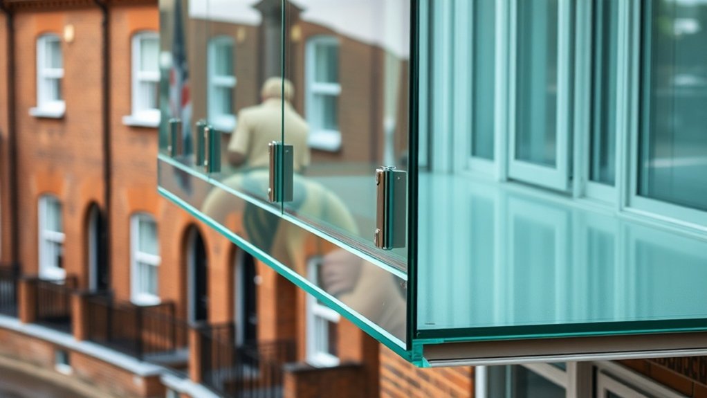 Glass Balcony Installation Dalston