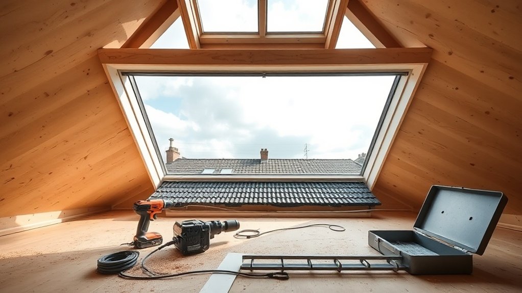 Skylight Installation De Beauvoir Town
